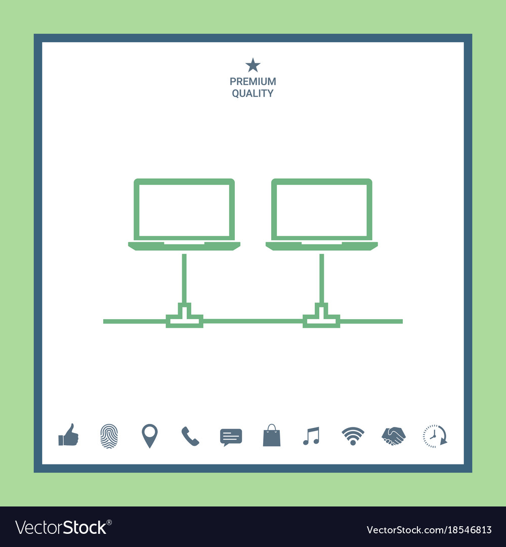 Computer network icon