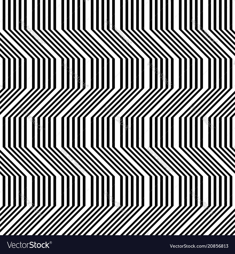 Design seamless monochrome zigzag pattern