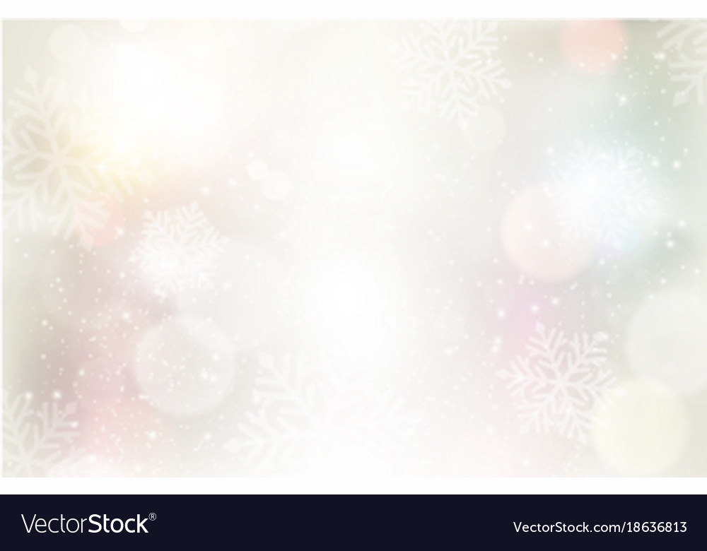 Festive silvery background with light effects