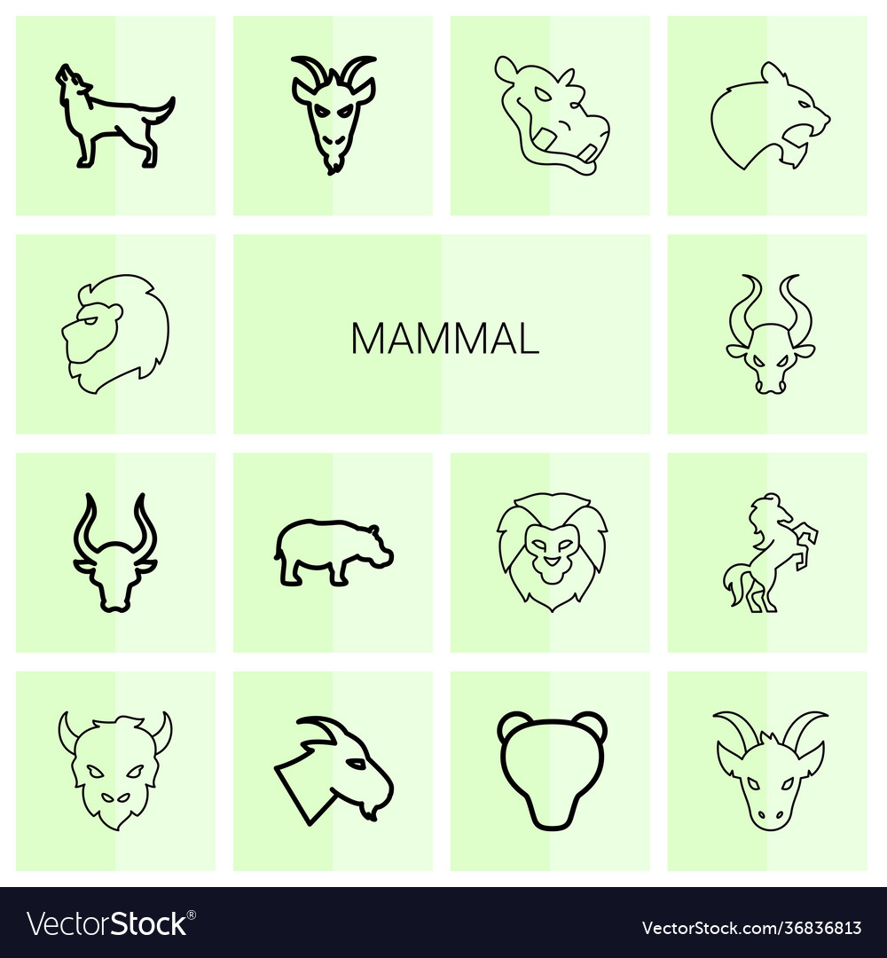 Mammal icons