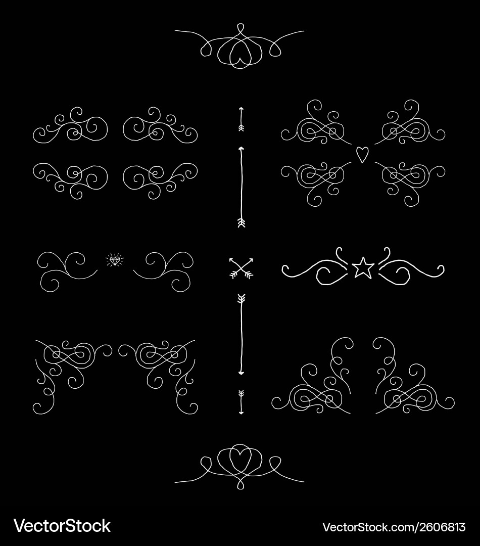 Ornate frames Royalty Free Vector Image - VectorStock