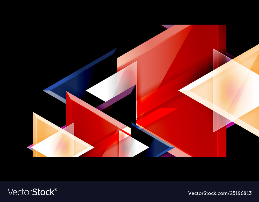 Triangle abstract background Vector Image Triangle abstract background