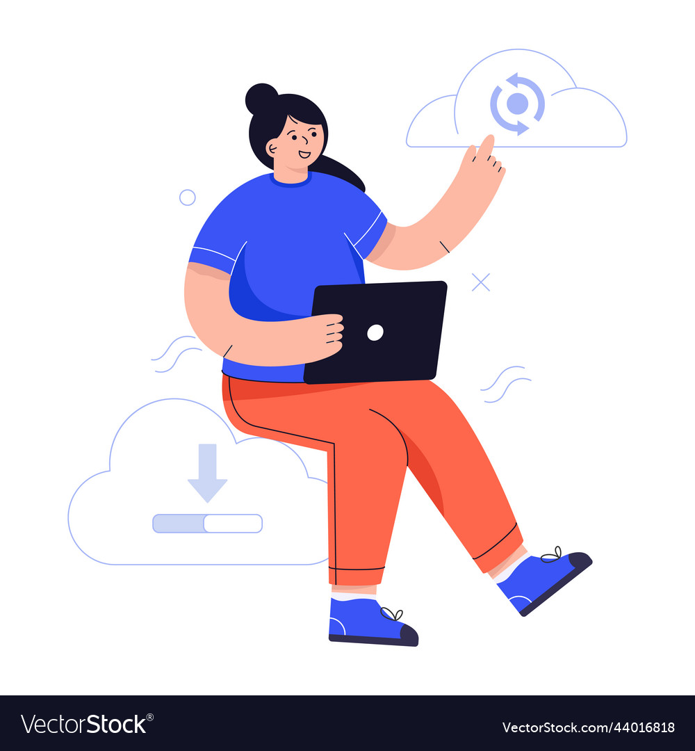 A flat character of cloud computing