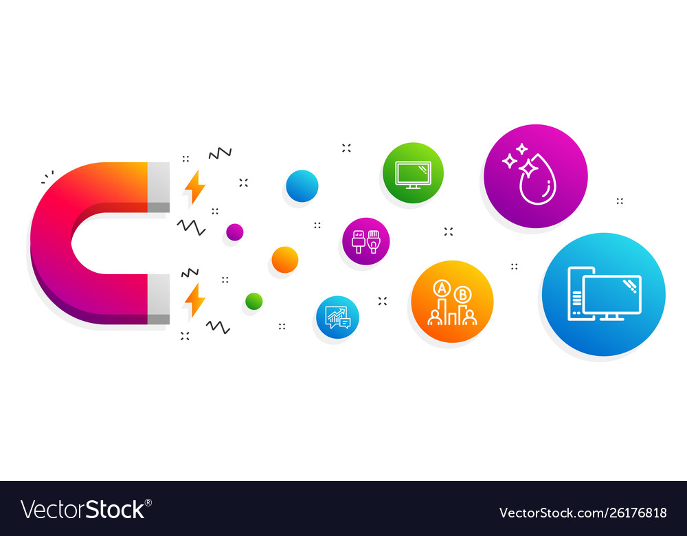 Ab Prüfung der Buchhaltung und Computerkabel Icons