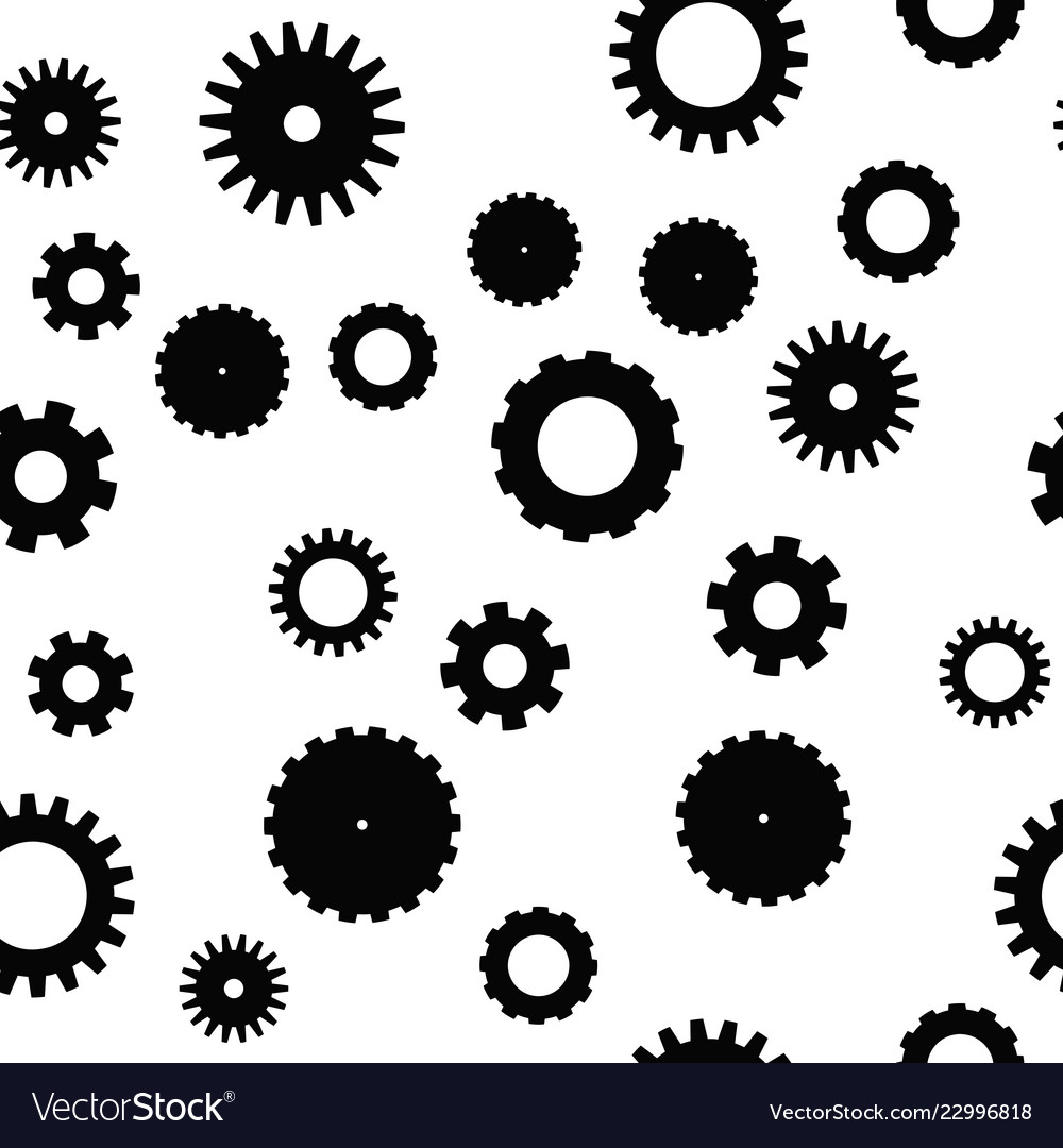 Clockwork Cogwheel Pattern