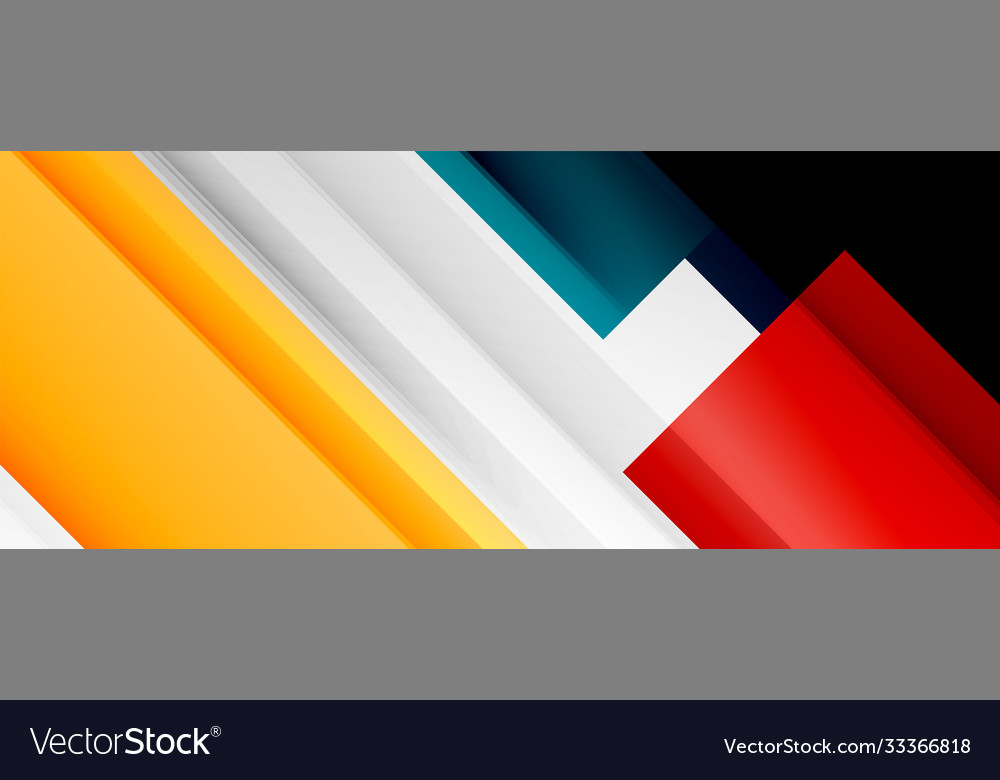 Geometric abstract backgrounds with shadow lines Vector Image Geometric abstract backgrounds with shadow lines