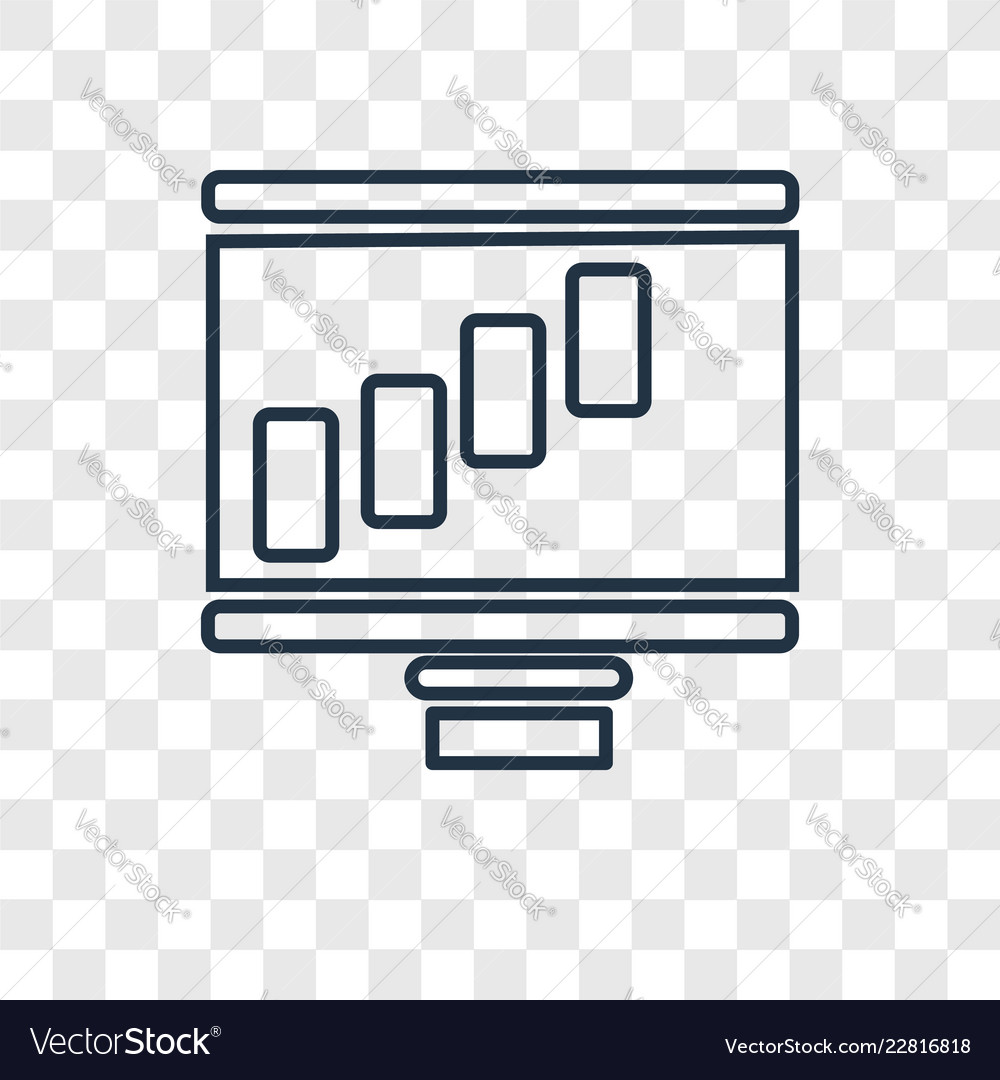 Graphics concept linear icon isolated vector image Graphics concept linear icon isolated