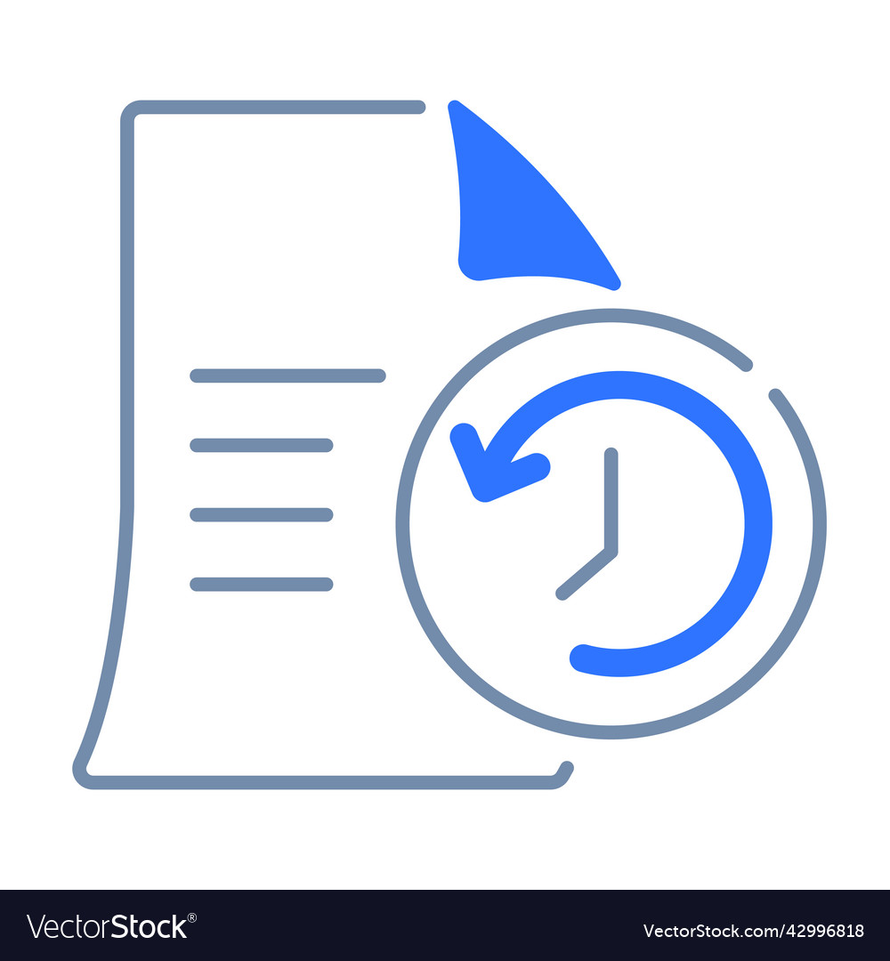 History file empty state single isolated icon