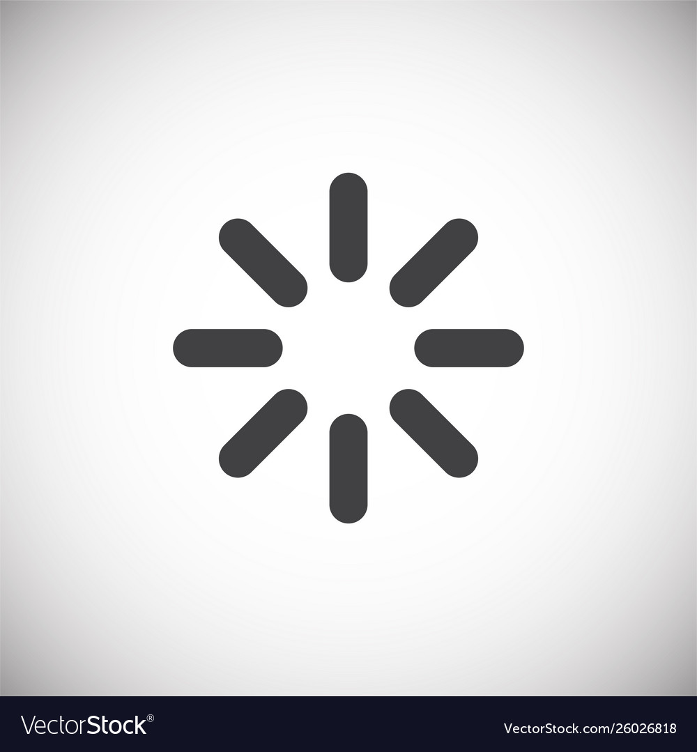 Loading related icon on background for graphic vector image Loading related icon on background for graphic
