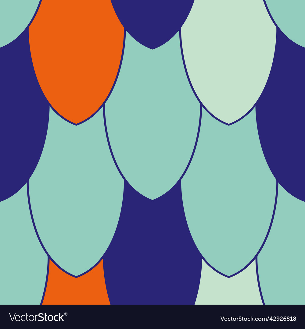 Pointy scale seamless pattern background vector image Pointy scale seamless pattern background