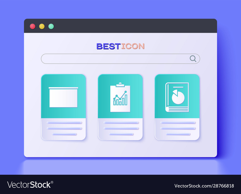 Set clipboard with graph chart chalkboard