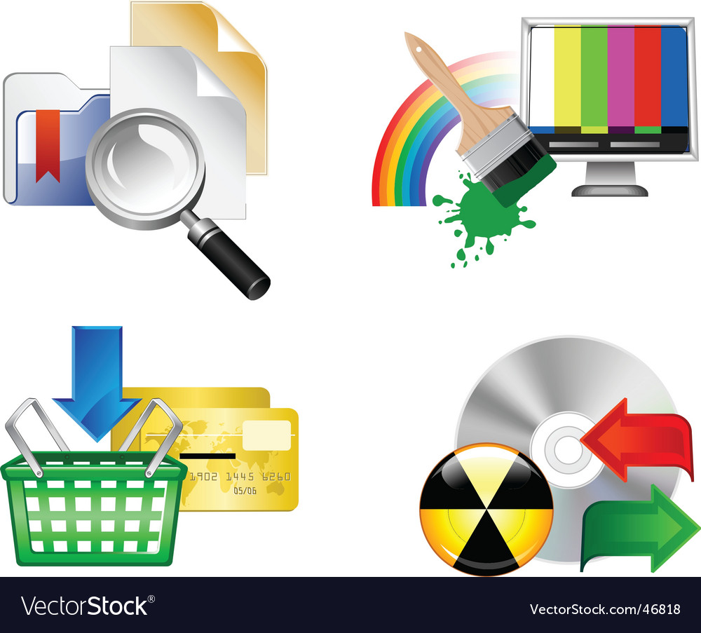 Set of web icons