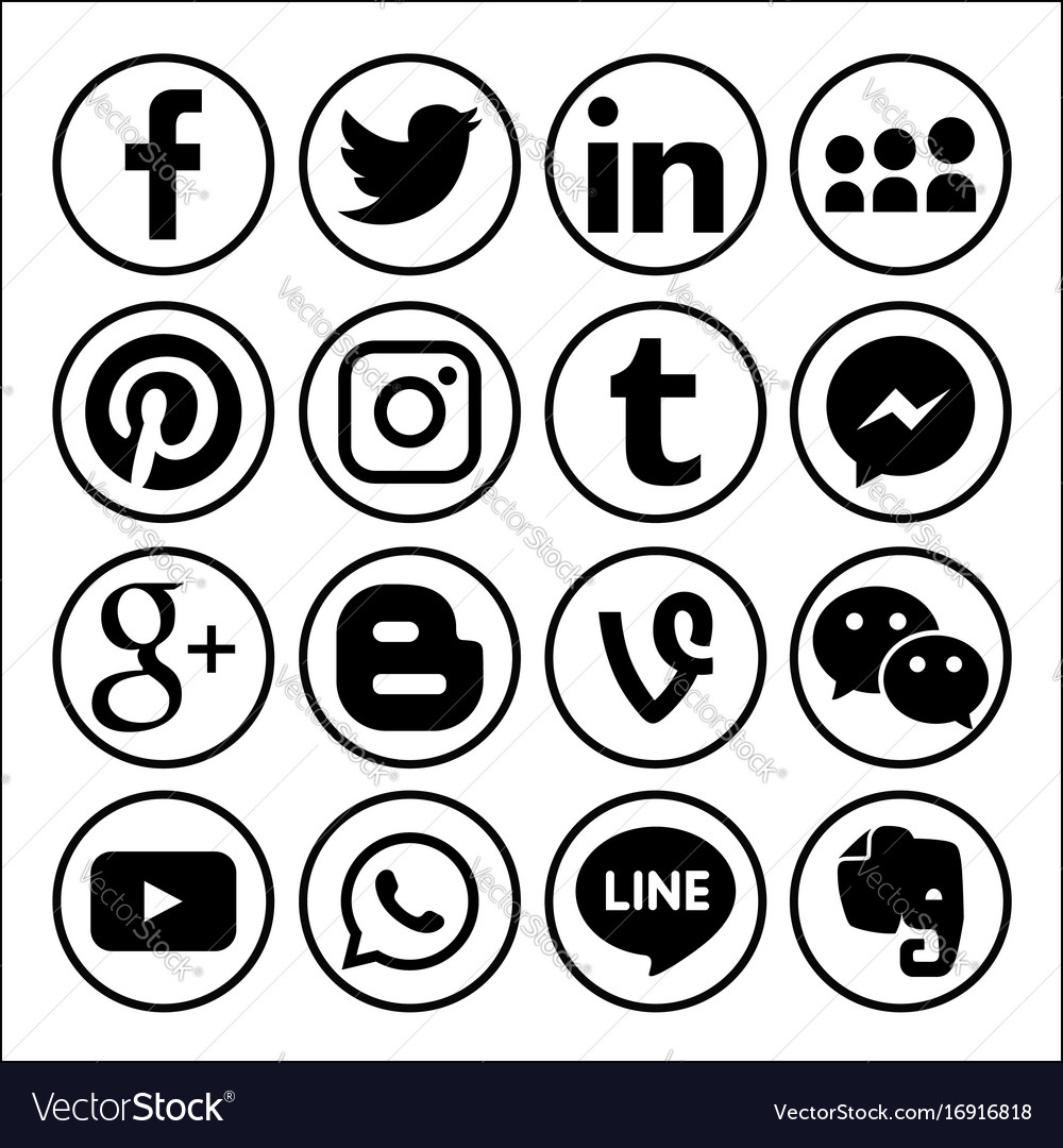Social Media Icon Set