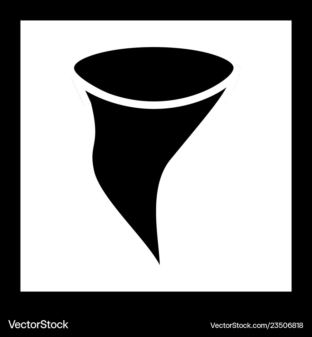 Tornado icon Royalty Free Vector Image - VectorStock