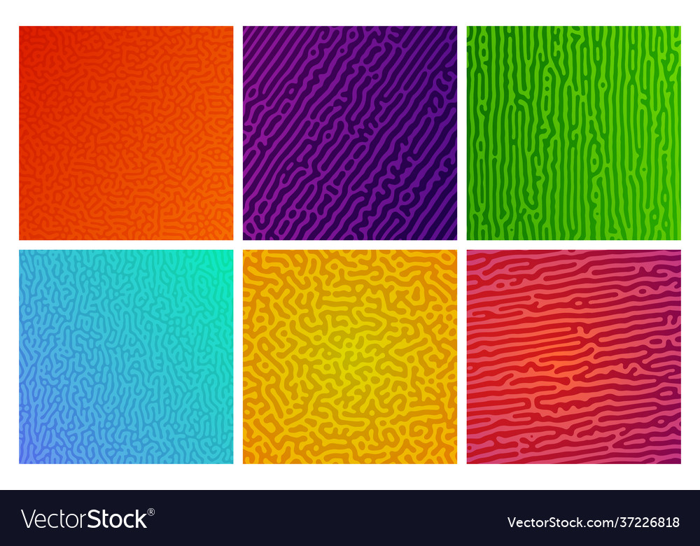 Turing reaction colorful background vector image Turing reaction colorful background