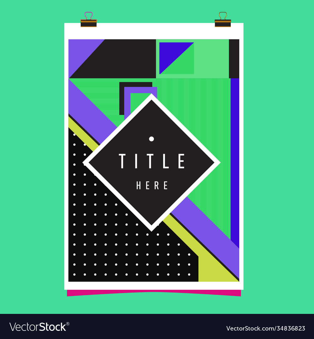 Abstract colorful geometric pattern background