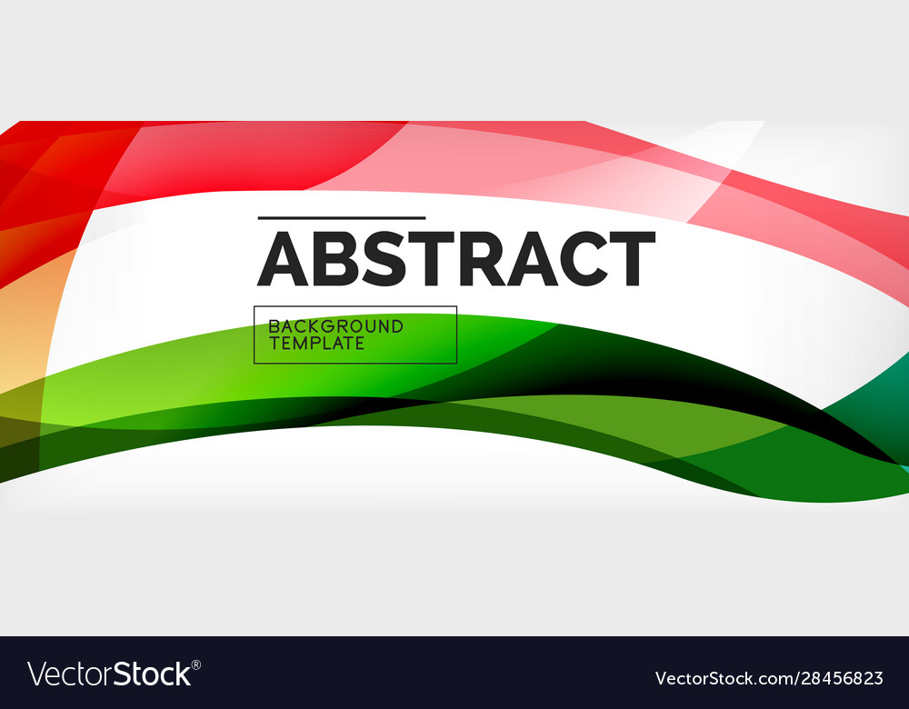 Colorful wave lines abstract background color vector image Colorful wave lines abstract background color