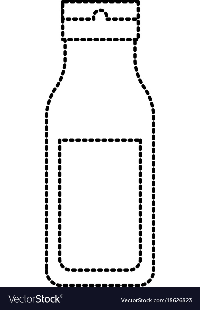 Container bottle isolated