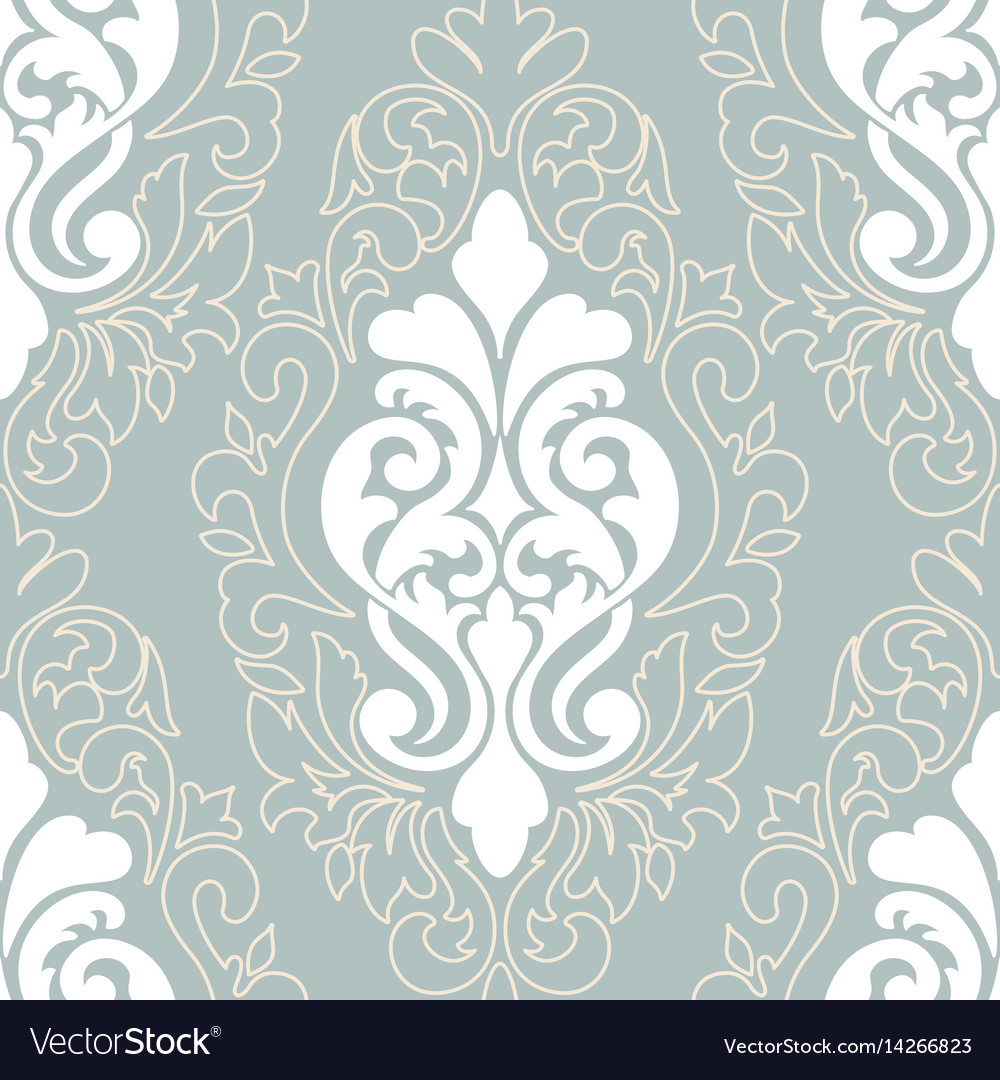 Elegant Damask Floral Pattern