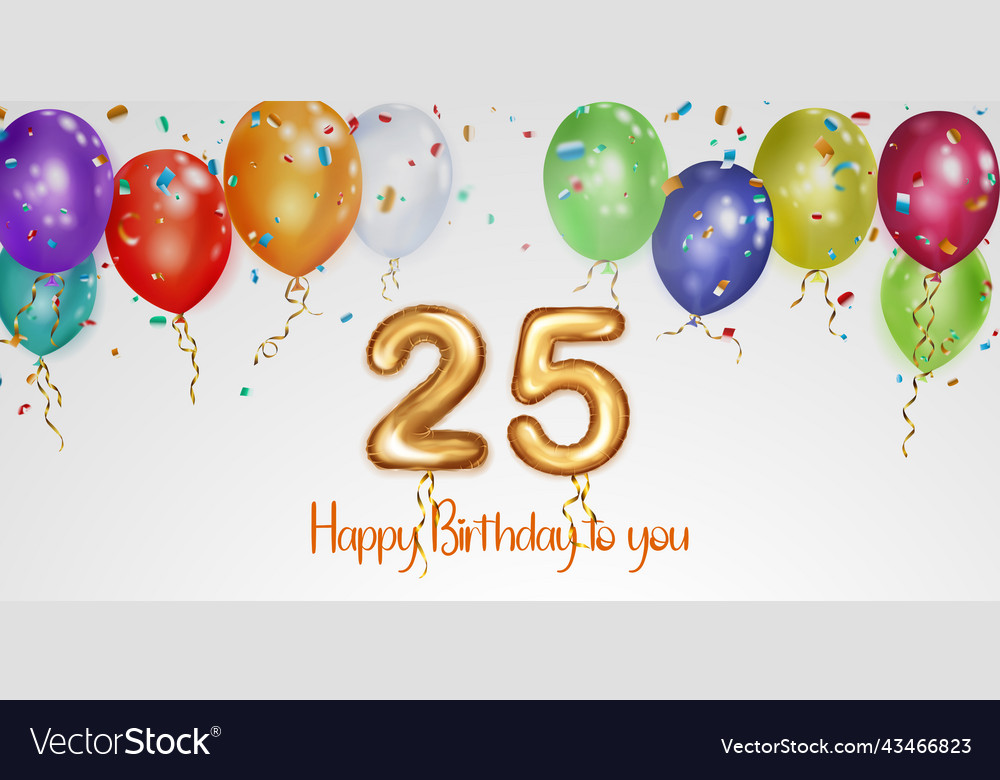 Festive birthday Royalty Free Vector Image - VectorStock