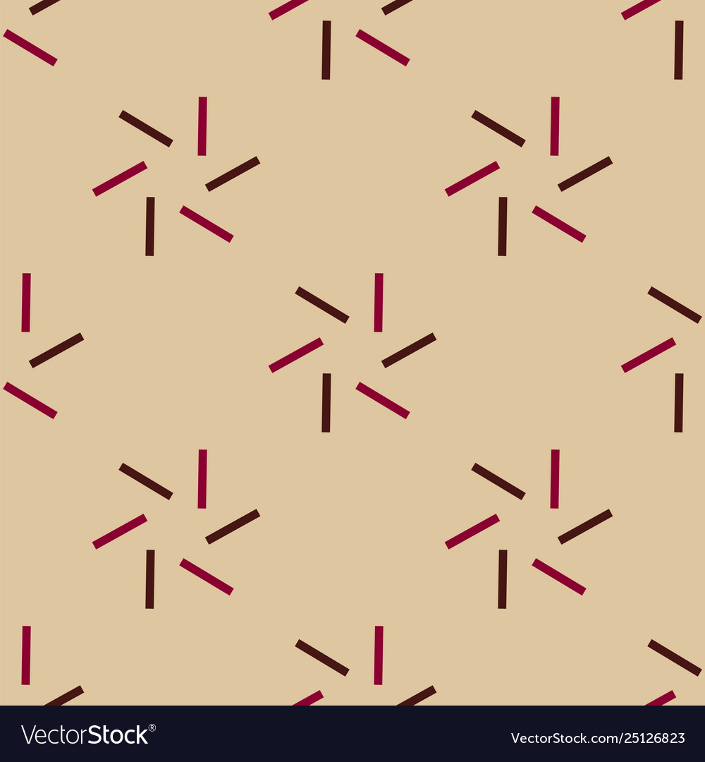 Geometric abstract pattern from repetitive shapes