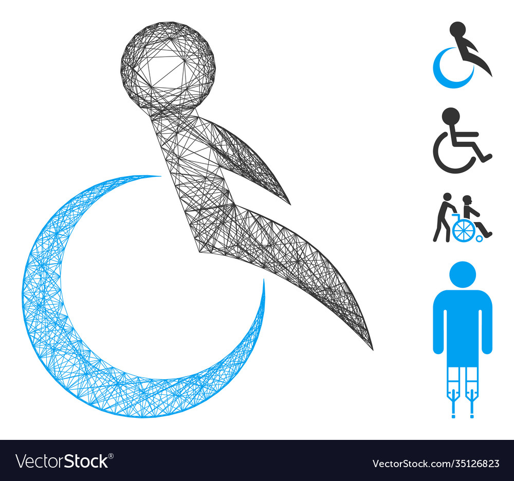 Hatched wheelchair mesh