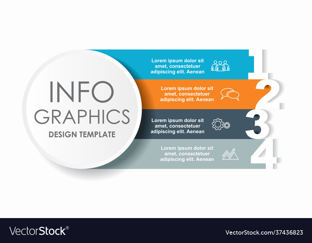 Infographic design template with place for your Vector Image