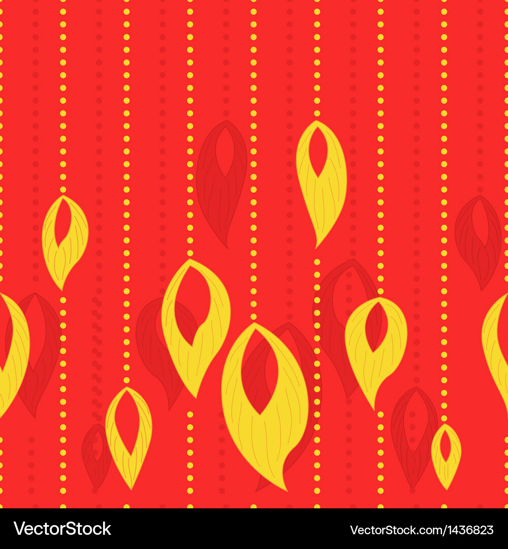 Pattern with leaves Royalty Free Vector Image - VectorStock