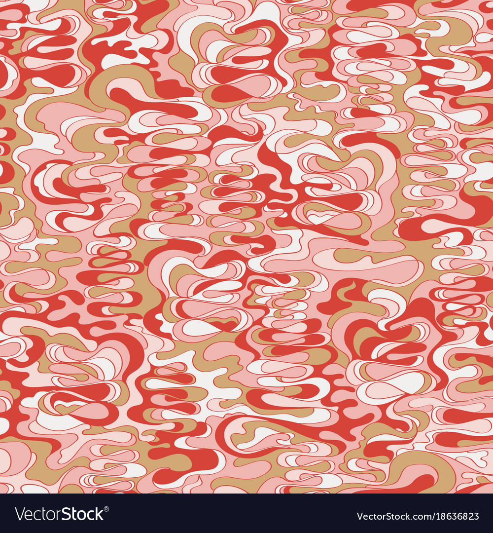 Pattern with the image of cream texture red