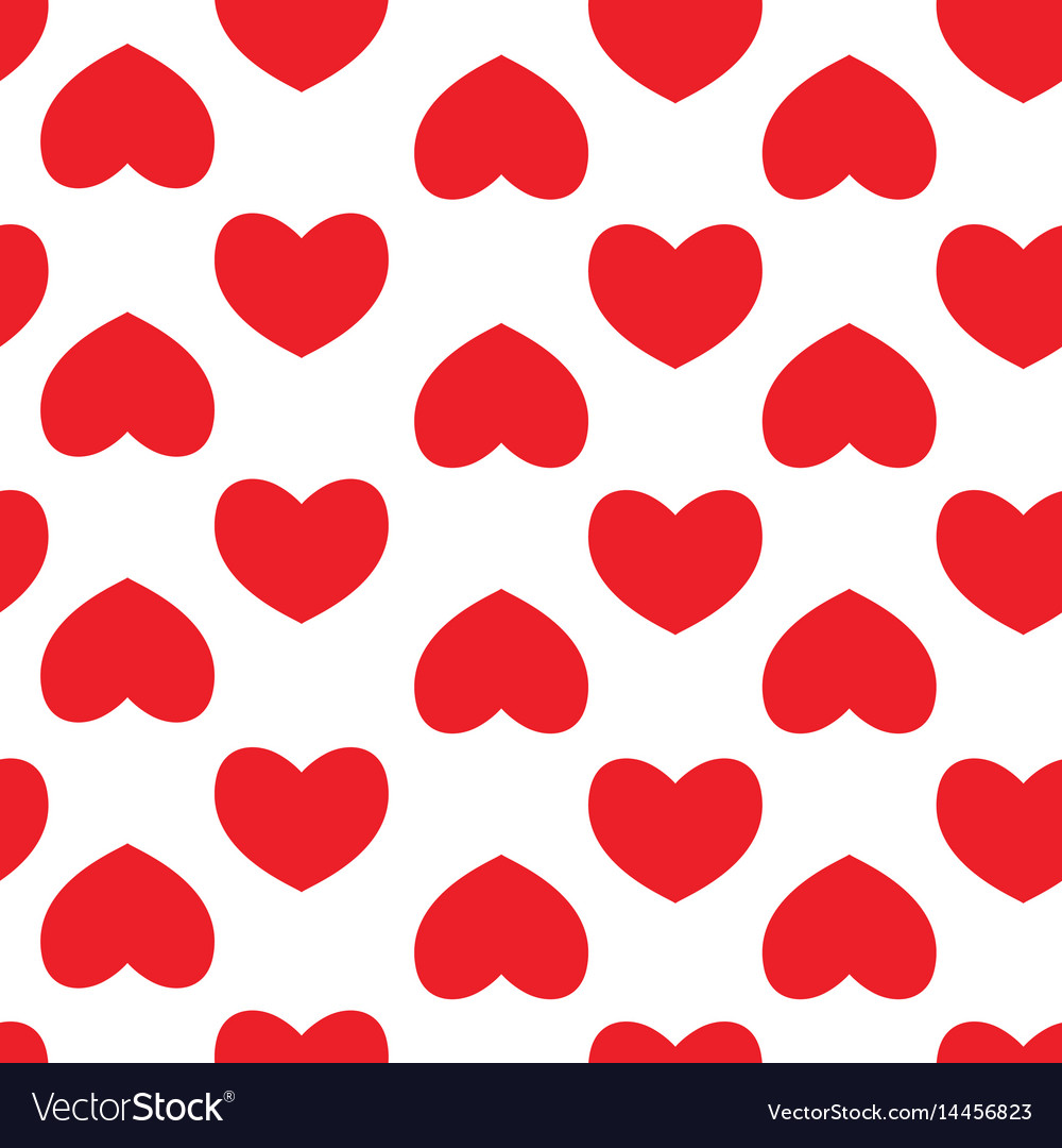 Seamless pattern with hearts background