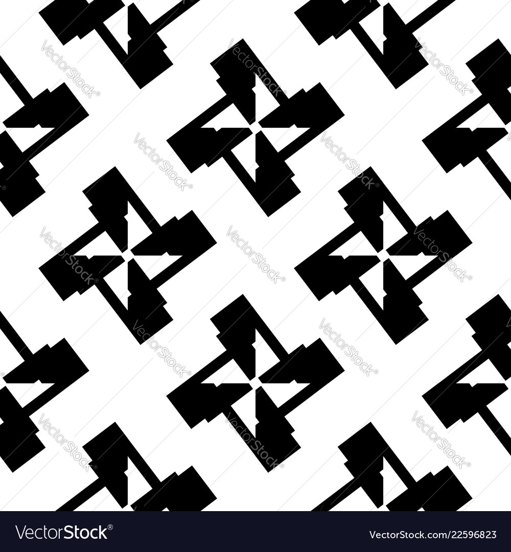 Seamlessly repeatable abstract geometric pattern