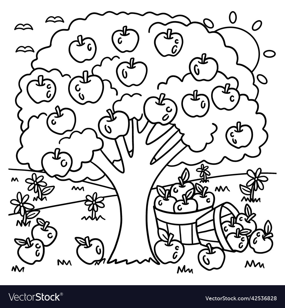 Free Tree Coloring Pages Home Design Ideas