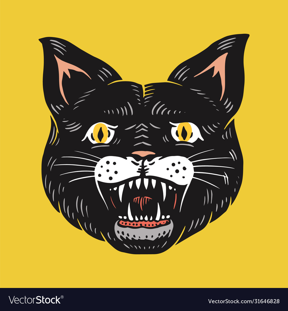 Black evil cat - Free animals icons