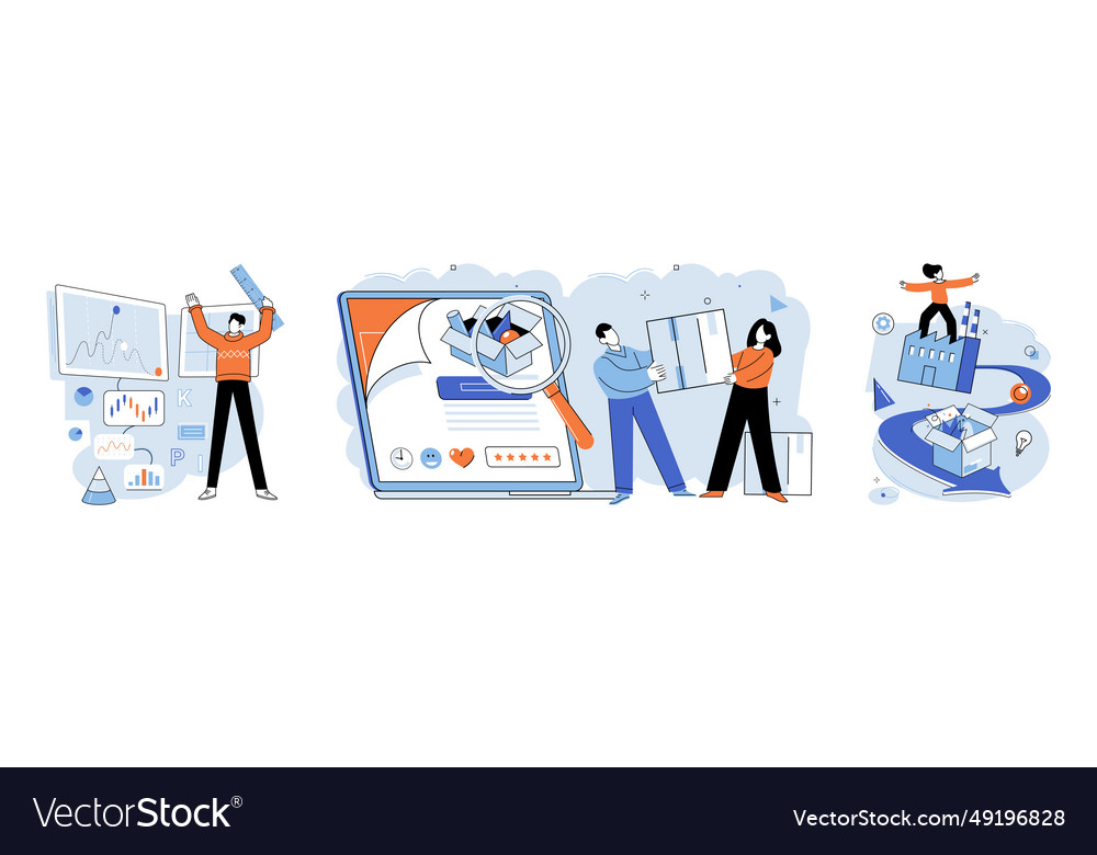 Business process implementing efficient vector image Business process implementing efficient