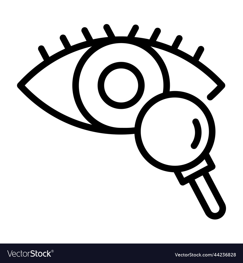 Eye Checkup Royalty Free Vector Image - Vectorstock