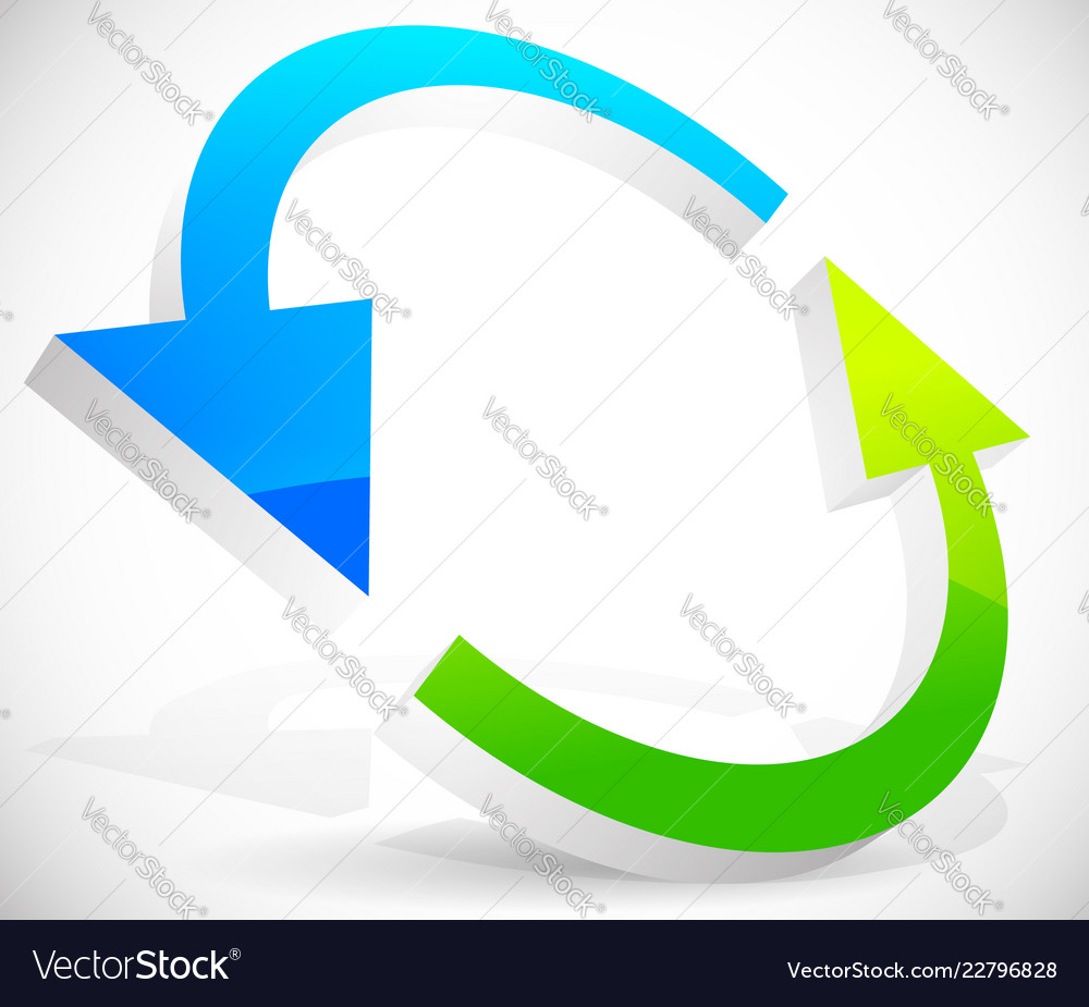Rotating Arrows in Circular Path