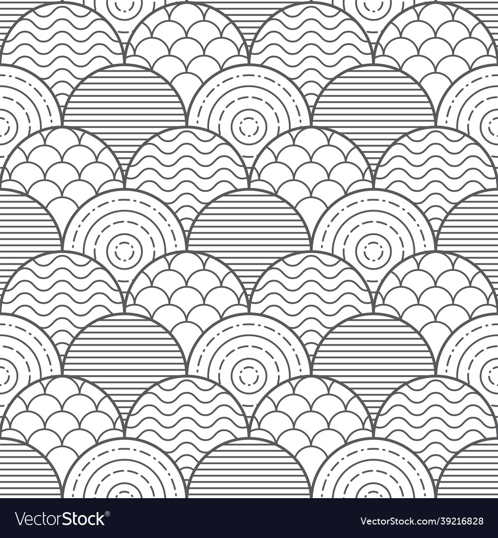 Seamless abstract wave pattern
