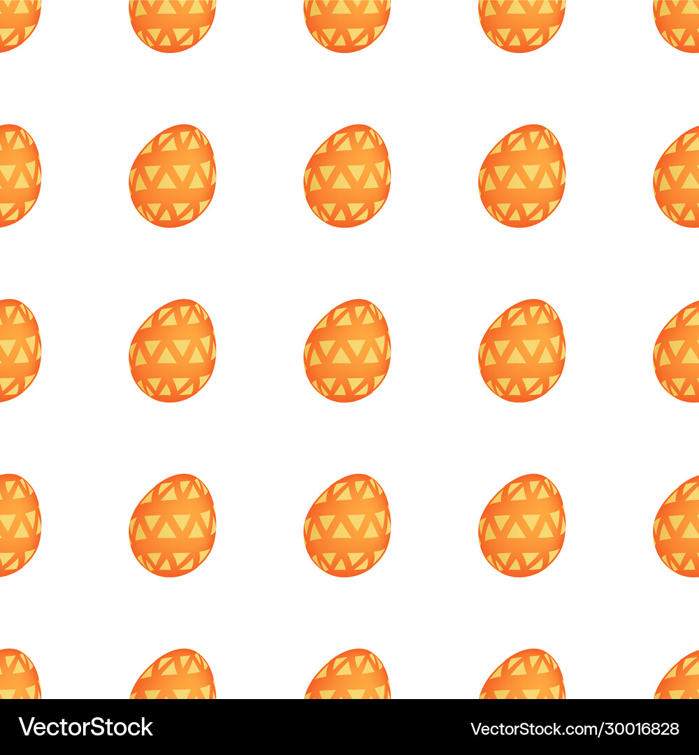 Seamless pattern with colorful easter eggs Vector Image