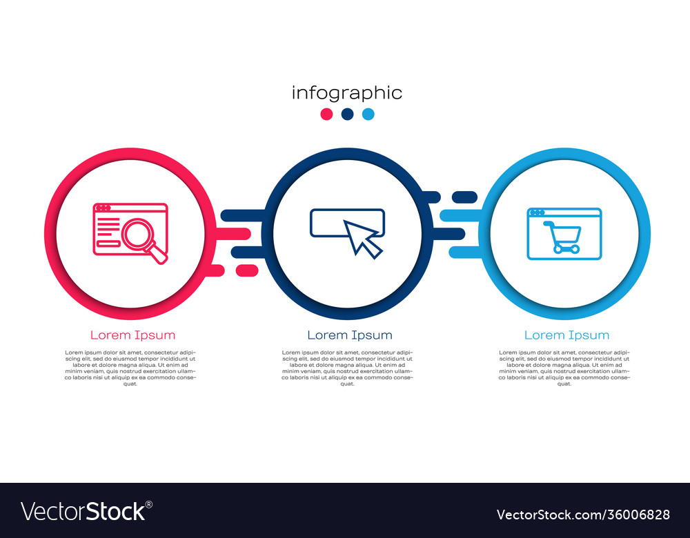 Set line ui or ux design and online shopping vector image Set line ui or ux design and online shopping