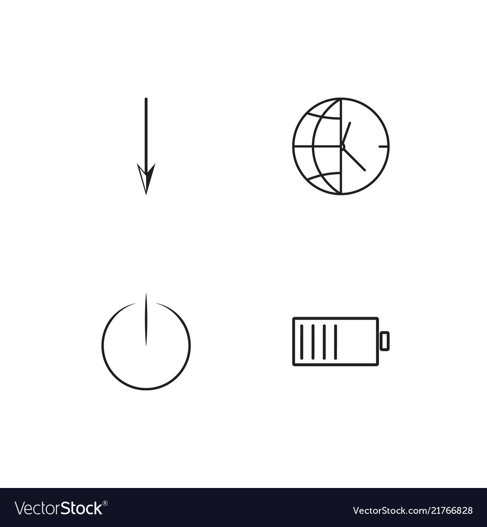 User interface icons set