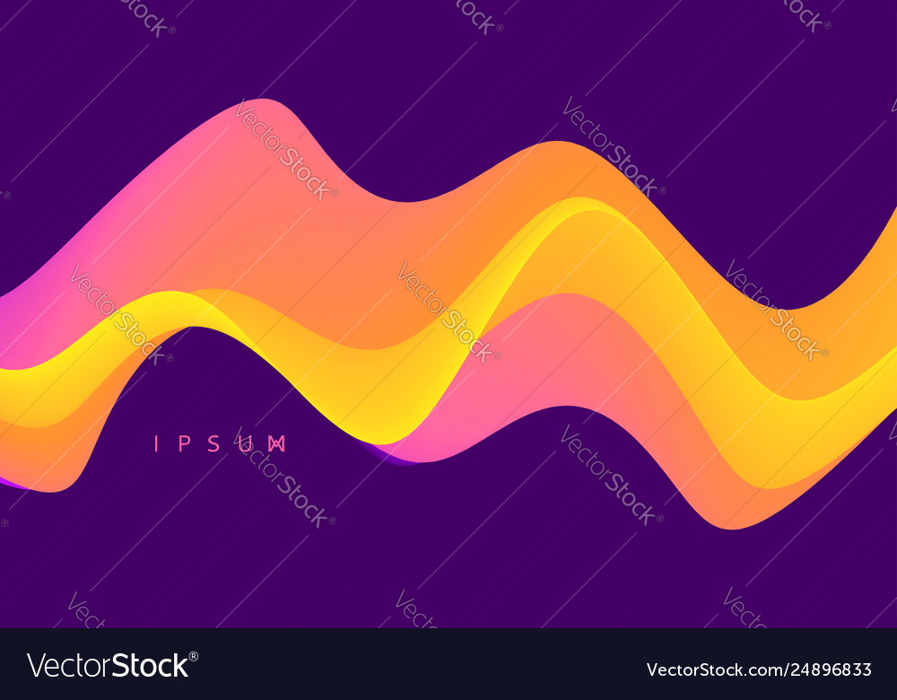 3d wavy background with dynamic effect abstract vector image 3d wavy background with dynamic effect abstract