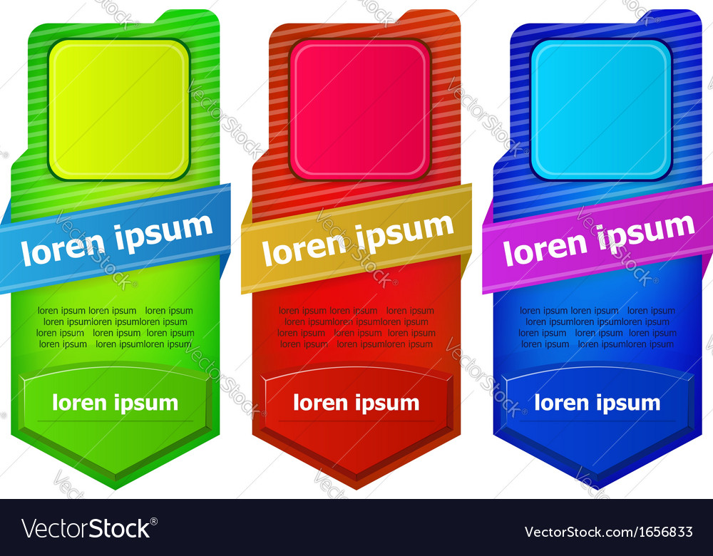 Abstract web banner with button