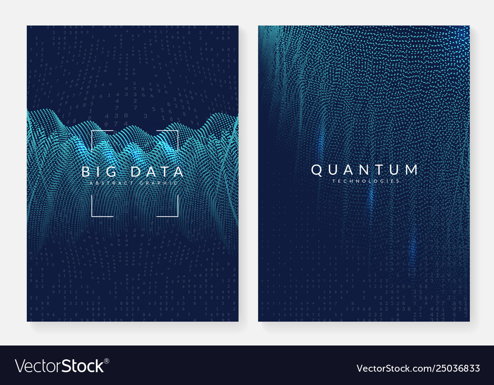Big data background technology for visualization Vector Image Big data background technology for visualization