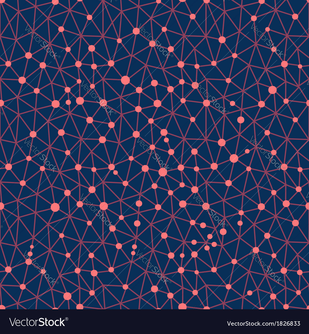 Crystal Lattice Network Pattern