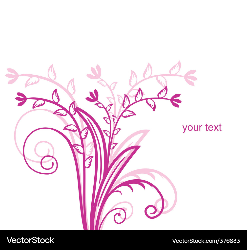 Flowers background Royalty Free Vector Image - VectorStock