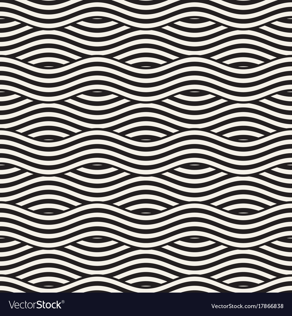 Abstract geometric pattern with wavy lines