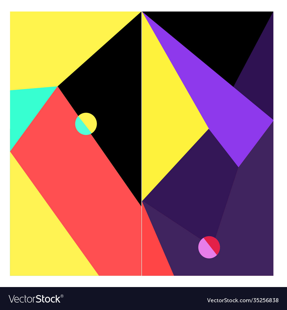 Colorful geometric and curve background pattern Vector Image Colorful geometric and curve background pattern