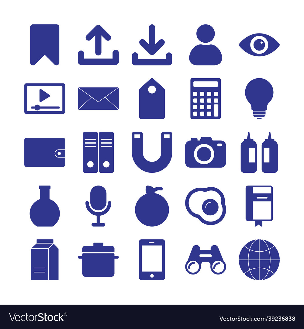 Daily use isolated icon which can easily mo