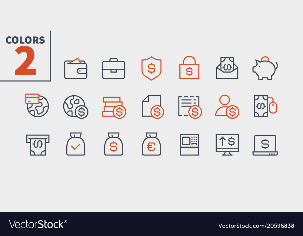 Financial pixel perfect well-crafted thin