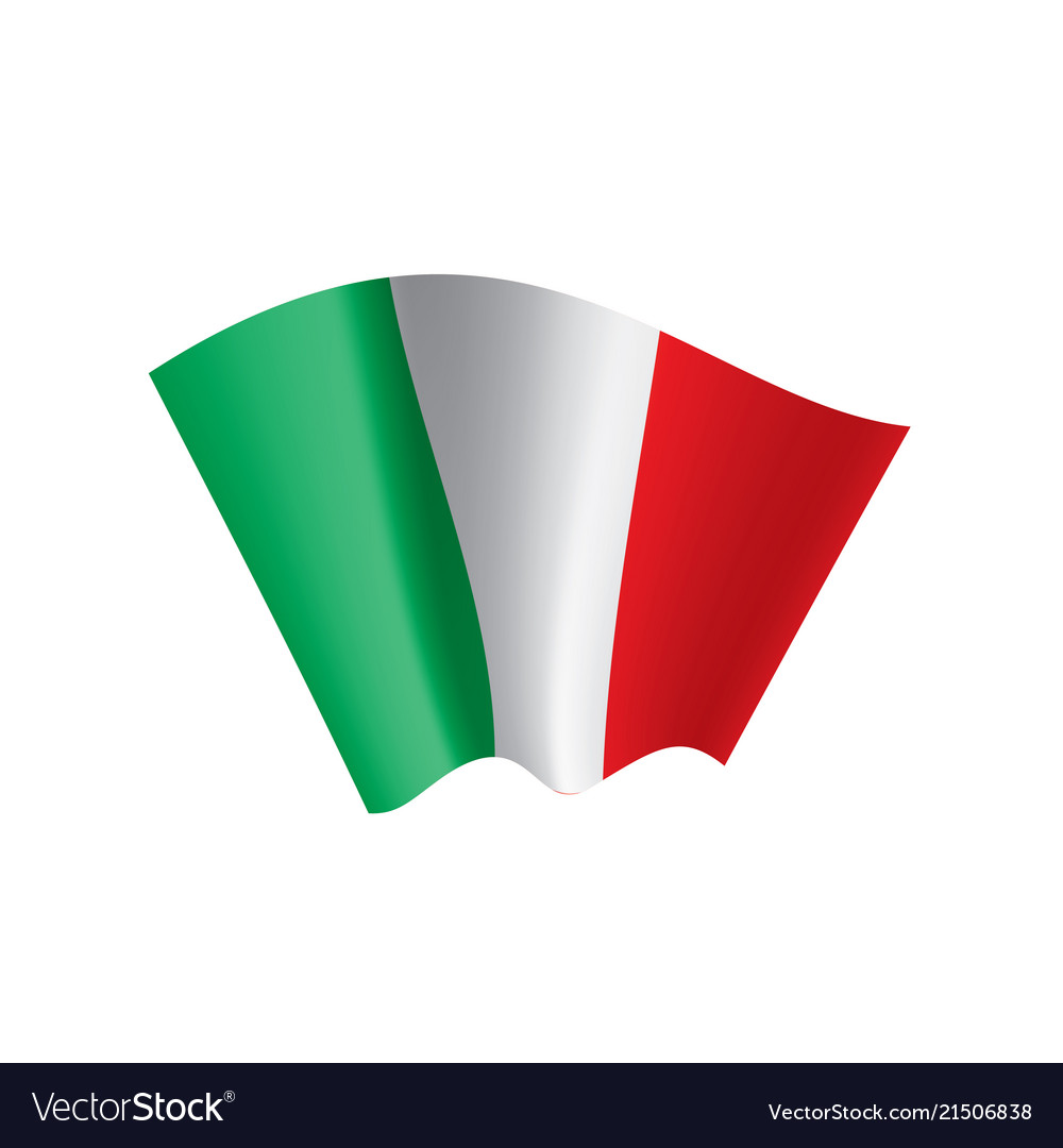 Italy flag Royalty Free Vector Image - VectorStock